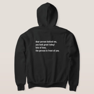 Camiseta querida pessoa atrás de mim, você parece excelente