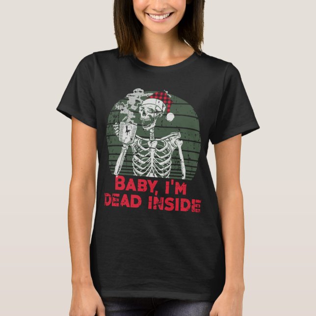 Camiseta Querida, sou Morto Dentro Bebendo (Frente)