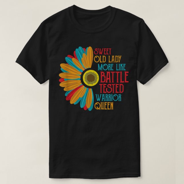 Camiseta Querida Vovó Retro Vintage Aniversário  (Frente do Design)