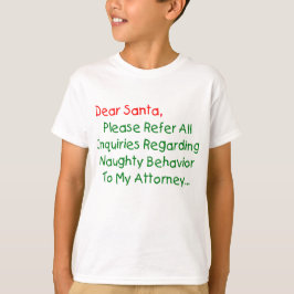 Camiseta Querido Advogado Papai Noel - Carta de Natal Diver