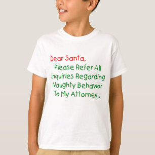 Camiseta Querido Advogado Papai Noel - Carta de Natal Diver