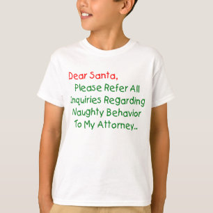 Camiseta Querido Advogado Papai Noel - Carta de Natal Diver