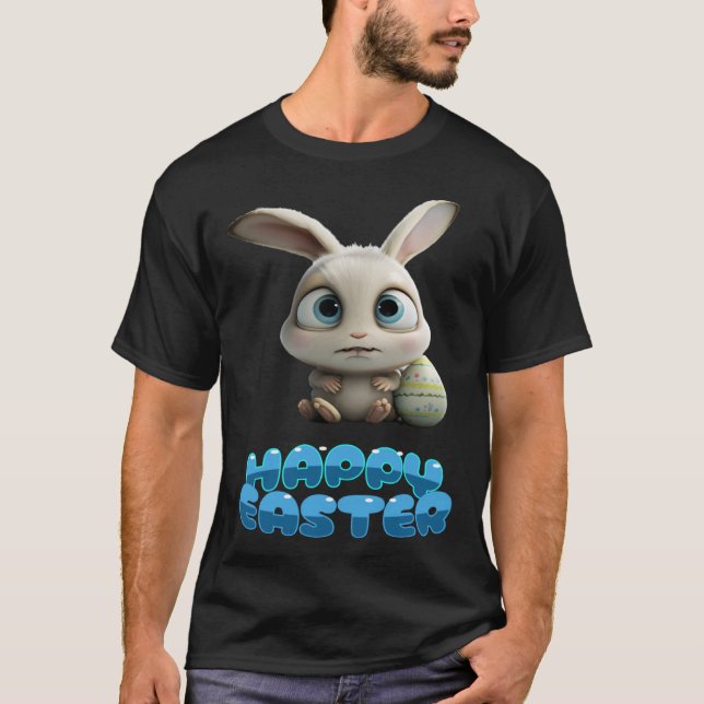 Camiseta querido felz pascoa bunny (Frente)