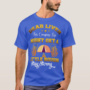 Camiseta Querido Fígado Esta Viagem De Acampamento Pode Fic