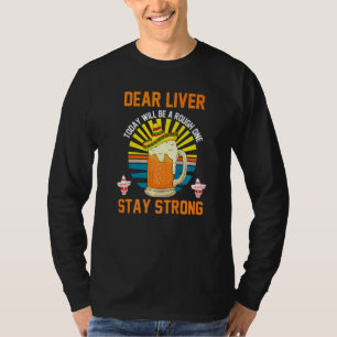 Camiseta Querido Fígado Hoje Será Um Cinco Duro De Mayo