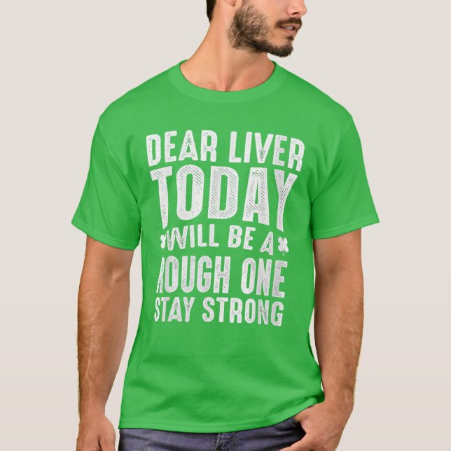 Camiseta Querido Fígado Hoje Será Um Frio Duro - Fique Fort (Frente)
