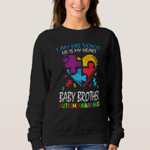 Camiseta Querido Irmão Autismo Consciência Eu Sou Seu Coraç