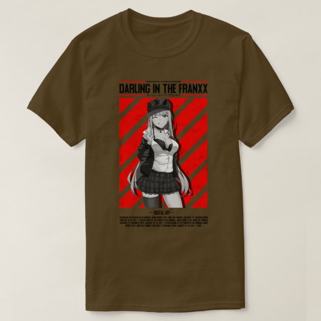 Camiseta Querido No FranXX 002 (Frente do Design)