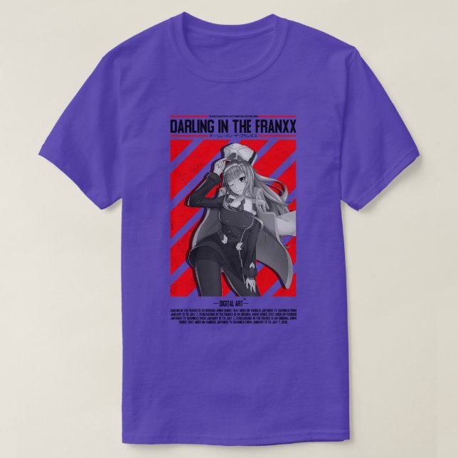 Camiseta Querido No FranXX 6 (Frente do Design)