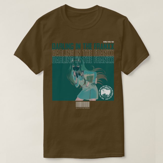 Camiseta Querido No FranXX Zero Two 1 (Frente do Design)