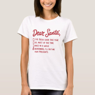 Camiseta Querido Papai Noel - Design de Natal