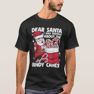 Camiseta Querido Papai Noel Eu Estava Sendo Sério Sobre Ben
