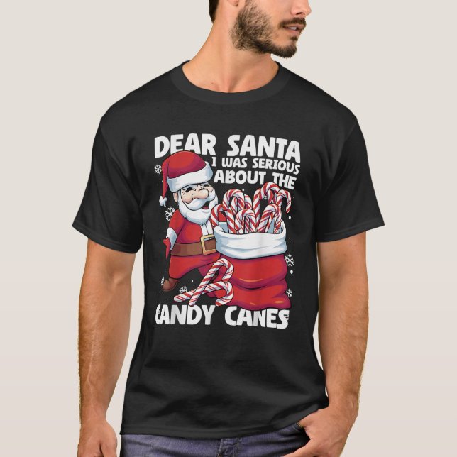 Camiseta Querido Papai Noel Eu Estava Sendo Sério Sobre Ben (Frente)