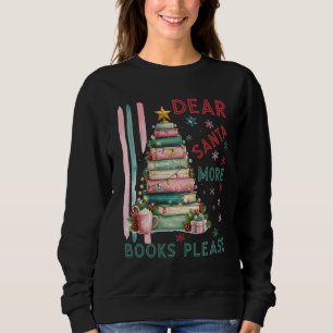 Camiseta Querido Papai Noel Mais Livros Por Favor
