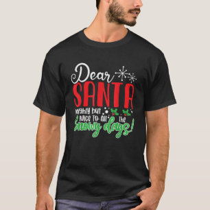 Camiseta Querido Papai Noel Malandro Mas Simpático Para Tod
