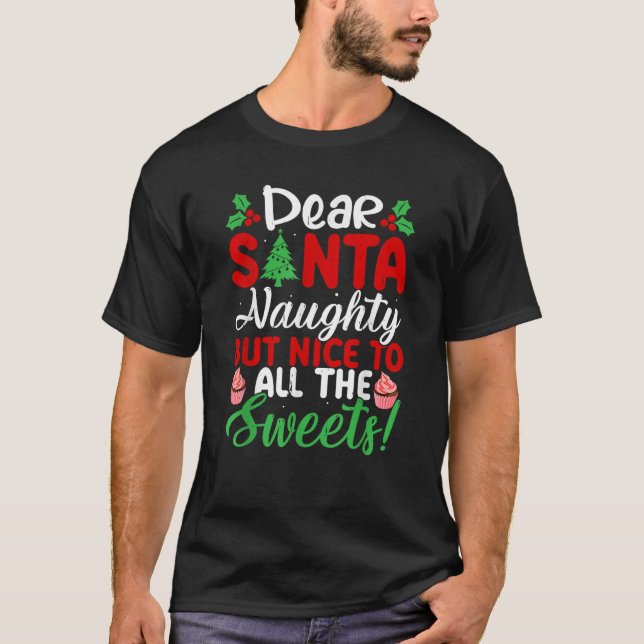 Camiseta Querido Papai Noel Malandro Mas Simpático Para Tod (Frente)