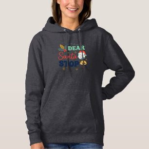 Camiseta Querido Papai Noel Pare de Me Julgar Natal Cogumel