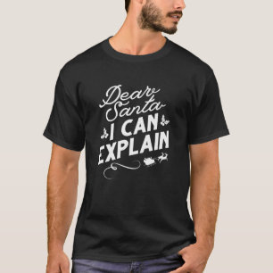 Camiseta Querido Papai Noel Posso Explicar