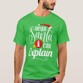 Camiseta Querido Papai Noel Posso Explicar