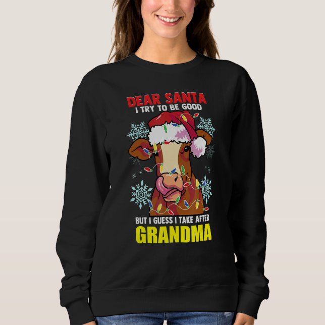 Camiseta Querido Papai Noel, tentei ser bom, mas eu pego de (Frente)