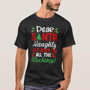 Camiseta Querido Papai Noel Travesso Mas Simpático Para Tod