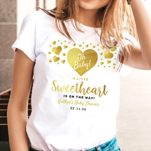 Camiseta Querido Pequeno Dia dos Namorados Chuvada de Bebê