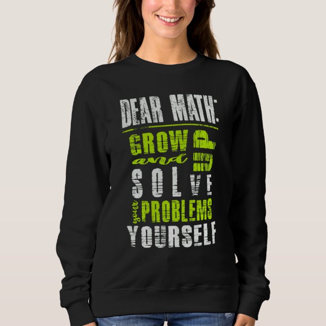 Camiseta Queridos Mahts Crescem E Resolvem Seus Problemas (Frente)