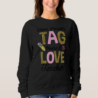 Camiseta Queridos pais dizem que você ama professores Leopa