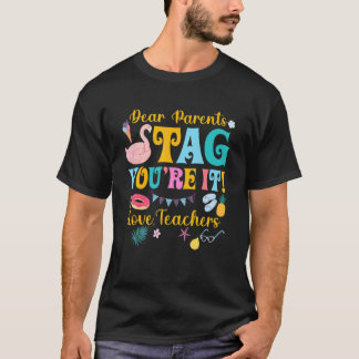 Camiseta Queridos Pais Marque Você É O Próximo Amor Profess