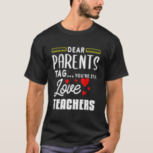 Camiseta Queridos Pais Você É O Escolhido Amor Professor Fo