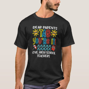 Camiseta Queridos Pais Você Foi Marcado Amor Professora de