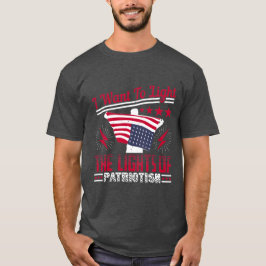Camiseta Quero acender a chama do patriotismo