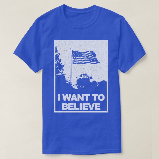 Camiseta Quero acreditar (Frente do Design)