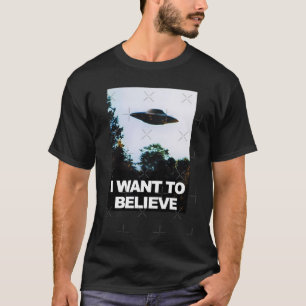 Camiseta Quero Acreditar Em Ufo Ufo
