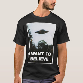 Camiseta Quero Acreditar No Poster Poster De Arquivos X