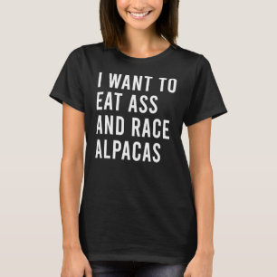 Camiseta Quero Comer Bumbum Race Alpacas