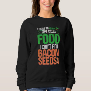 Camiseta Quero crescer minha própria Comida Não consigo ach