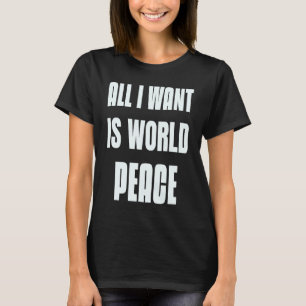 Camiseta Quero Estar No Sinal De Paz De Tudo O Que Quero É 