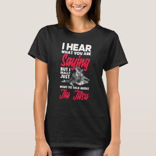 Camiseta Quero Falar Sobre Jiu Jitsu Jiu Jitsu
