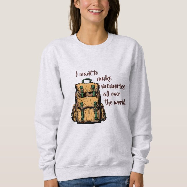 Camiseta Quero fazer memórias (Frente)