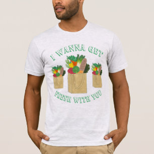 Camiseta Quero Ficar Fresco Com Você, Comprando Foodie.