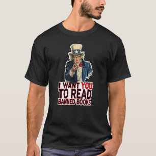 Camiseta Quero Que Leia Livros Banidos