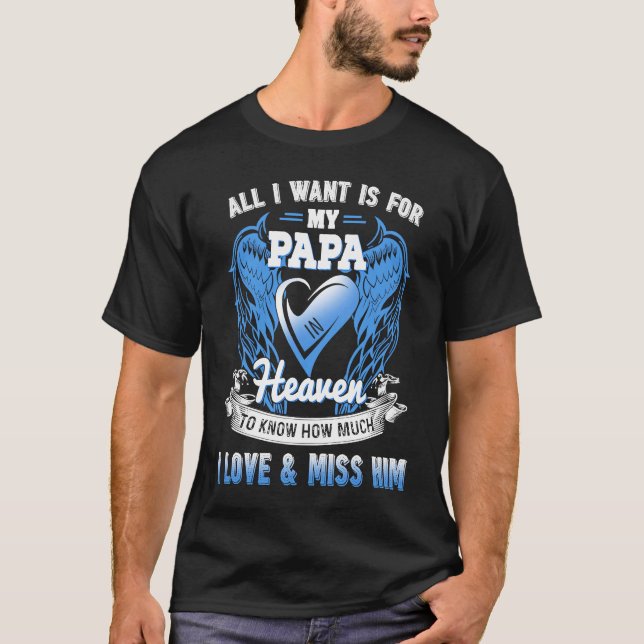 Camiseta Quero Que Meu Pai No Céu Conheça Amor E Mis (Frente)