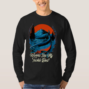 Camiseta Quero ver minha caixa de iscas Pesca de água doce