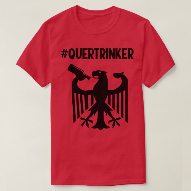 Camiseta Quertrinker Parodie BRD Humor Bier Spa Humor (Frente do Design)