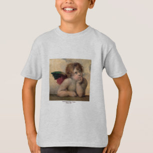Camiseta Querubim de Sistine Madonna por Raphael