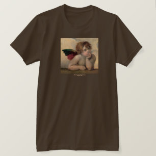 Camiseta Querubim de Sistine Madonna por Raphael