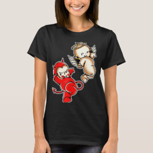 Camiseta Querubins anjo diabinho bebê Kewpie