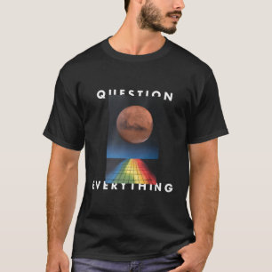 Camiseta "Questionar Tudo" Arte Digital