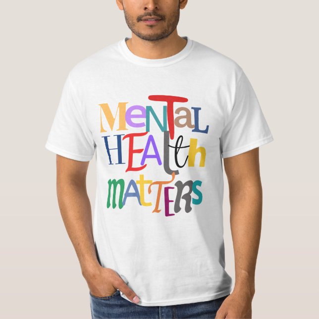 CAMISETA QUESTÕES DE SAÚDE MENTAL (Frente)